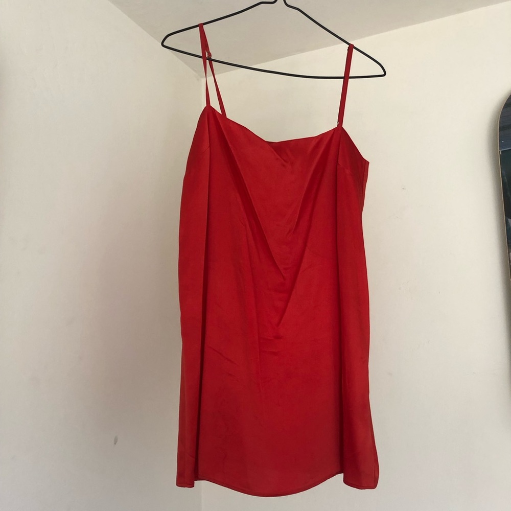 Reformation slip mini dress